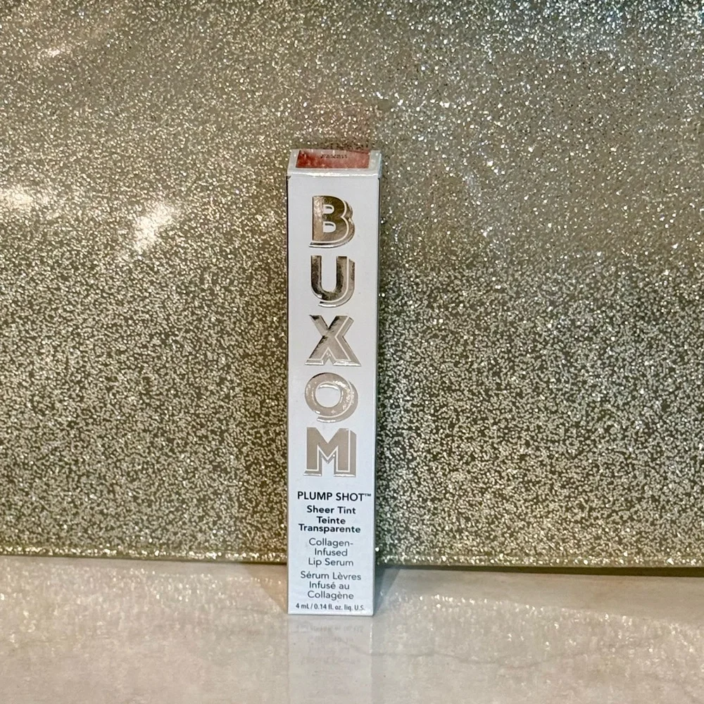 Buxom Plump Shot Sheer Tint Lip Serum Plush Peach